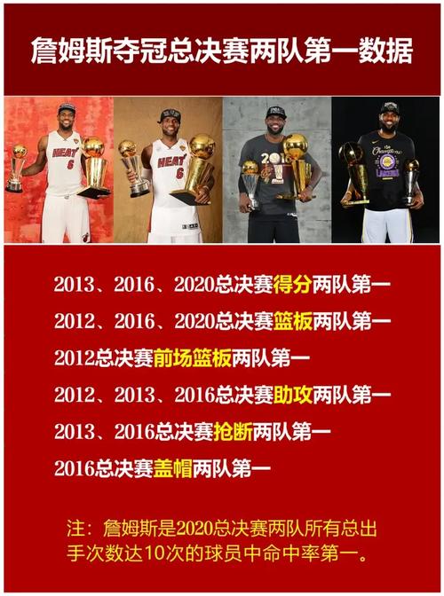 詹姆斯几次进入总决赛队伍