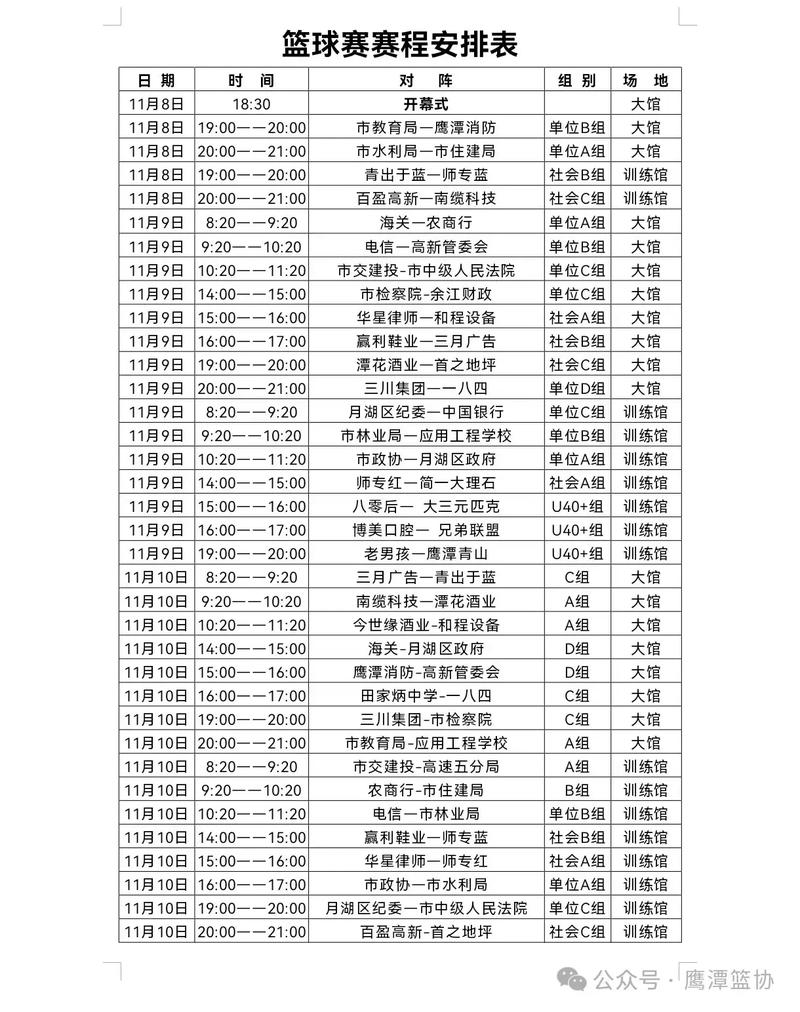 cba篮球职业赛赛程