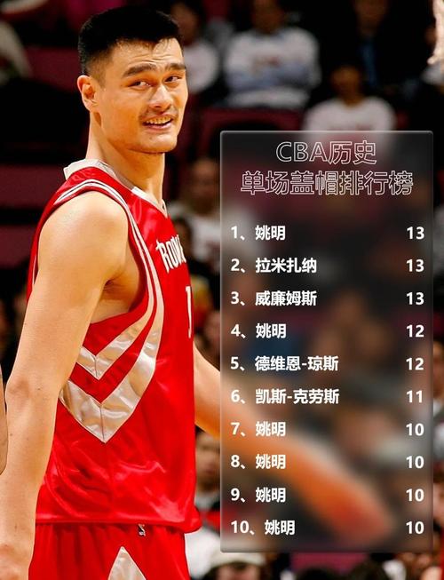 cba历史盖帽总榜