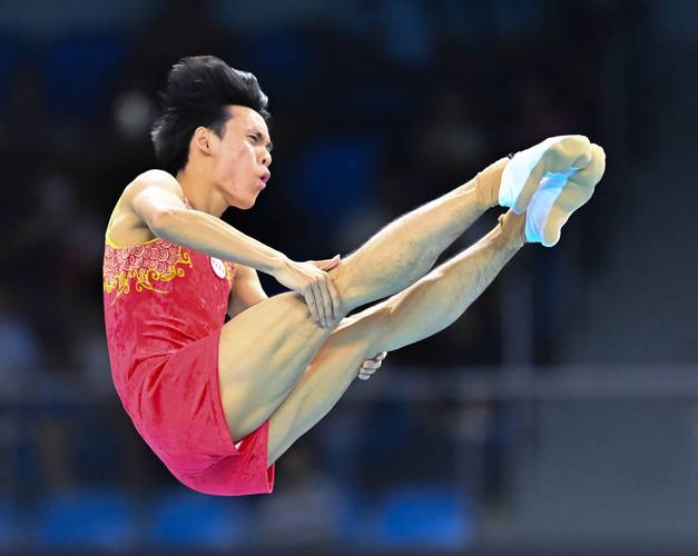 蹦床奥运冠军被淘汰
