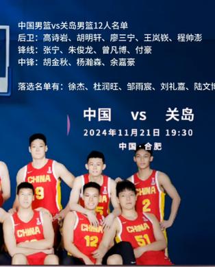 16年中国男篮名单出炉